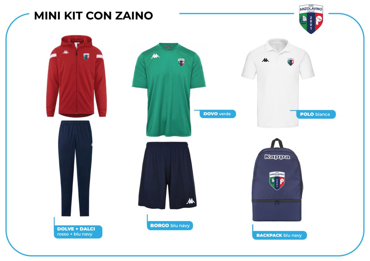 MINI KIT CON ZAINO