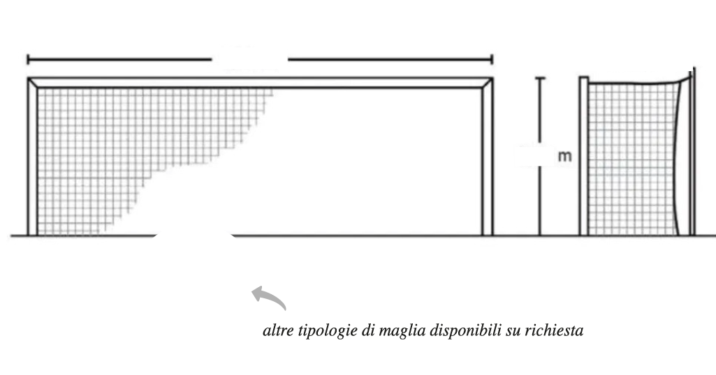 Coppia reti da calcio