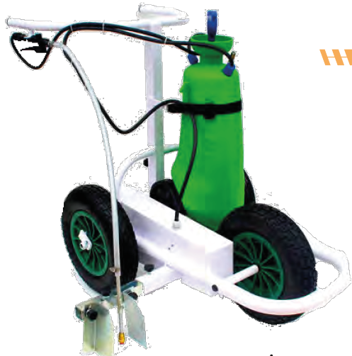 Carrello segnacampo a motore