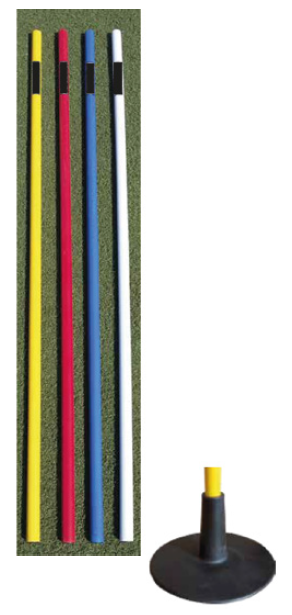 Paletti slalom con base
